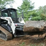 stump bucket on skid steer