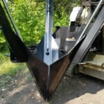 tree spade in closed position