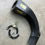 skid steer chipper deflector