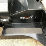 step on wood chipper