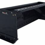 skid steer snow pusher