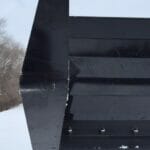 skid shoes on snow pusher