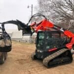 log grapple in field