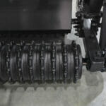 planting wheel on skid steer seeder