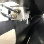 Vibratory Roller protected hose routing