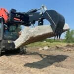backhoe with thumb option