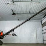 telescopic boom extended