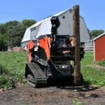 pounding railroad tie