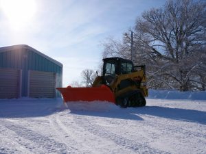 Snow Removal with a Skid Steer