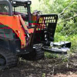 skid loader tree shear