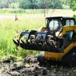 skid steer skeleton grapple