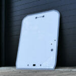 kubota poly door glass