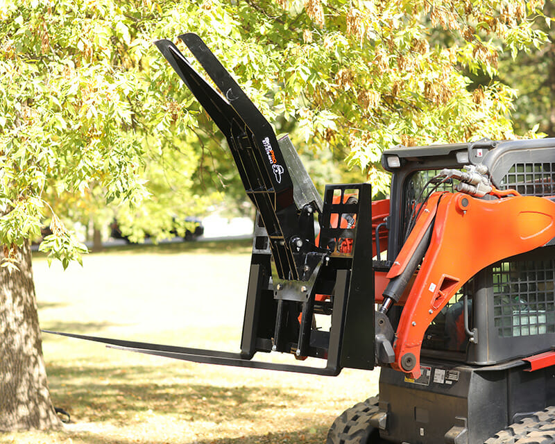 pallet grapple fully open