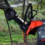 tree saw cutting vertically