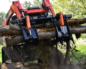 skeleton grapple with logs