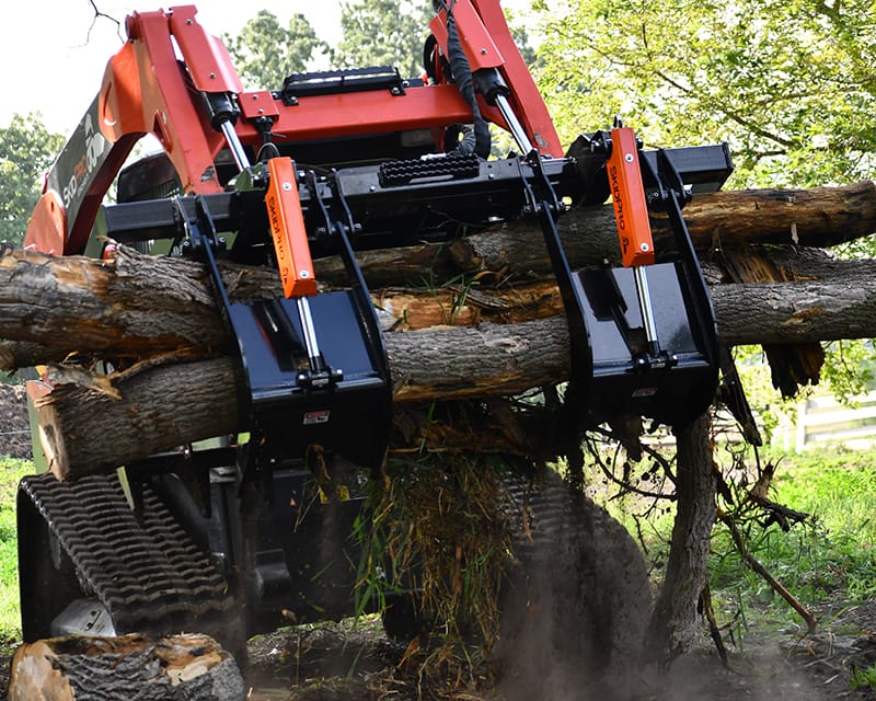 skeleton grapple with logs