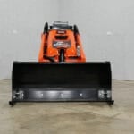 mini skid steer snow pusher