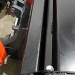 hood on pick up broom