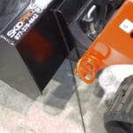 mini skid bucket back palte