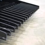 mini rock bucket front tines