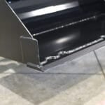 mini skid steer snow bucket cutting edge