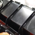 heavily gusseted tiller hood