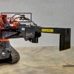 log splitter from side