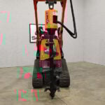 mini skid auger and drive