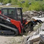 grappling debris