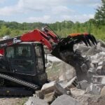 dumping debris