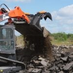 demping out asphalt
