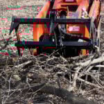 mini skid steer skeleton grapple brush