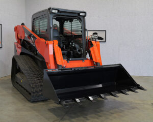 dirt tooth bucket in shop