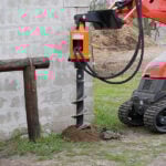 auger close to barn