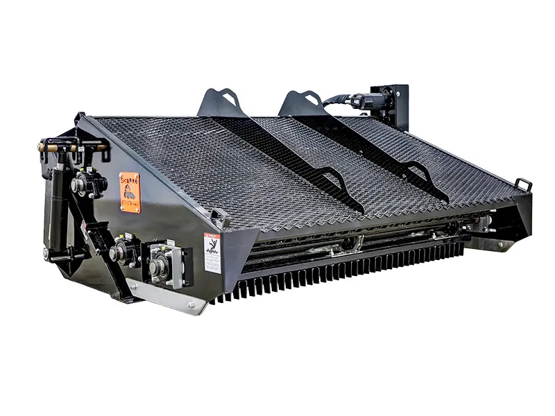 skid steer landscape rake