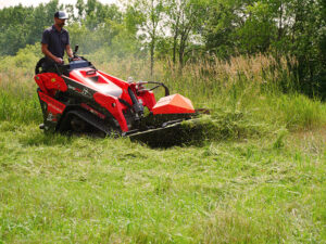 mini cutter in grass