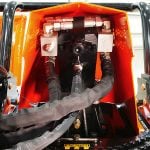 piston motor power connection on mulcher