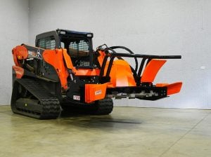 Disc Mulcher on Skid Steer
