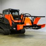 Disc Mulcher on Skid Steer