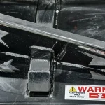 heavily gusseted mower