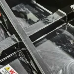 heavily gusseted skid brush cutter