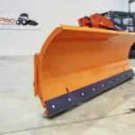 snow blade at an angle view