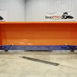 skid steer snow blade with wings
