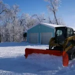 snow blade with wing kit