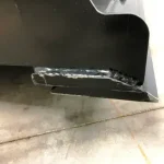 welded on snow bucket edge