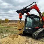 skid steer with auger