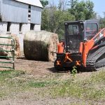 Skid Steer Bale Spear Hitch Combo
