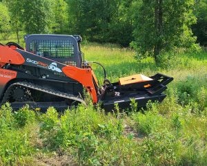 Skid Steer Brush Cutter - HD3 in Field