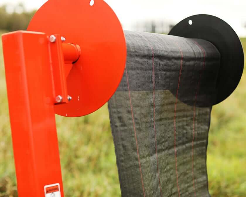 Silt Fence Plow Roll