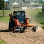 Skid Steer Soil Conditioner in Field